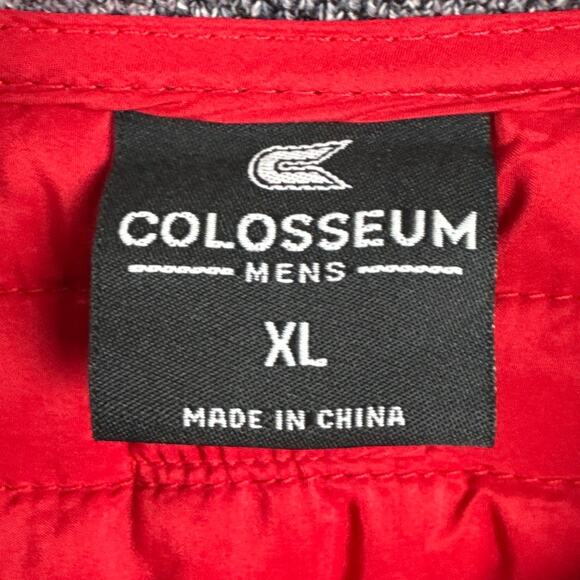 Colosseum Ohio State Buckeyes Putter Herringbone Jacket XL Men's Gray Scarlet - Picture 8 of 9